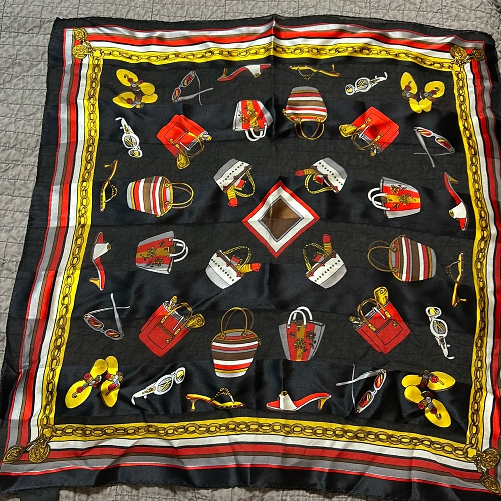 Cejon silk scarf NWOT